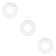 thumbnail image 2 of Youkk Alloy Crank set - Durable Precise Fit Smooth Operation - Guaranteed Compatibility Bicycles Crank 50T silver 3Set, 2 of 6