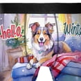 thumbnail image 4 of Watercolor Hello Winter Miniature American Shepherd Chill Christmas Welcome All Over Print Boxer Briefs Underwear for Men Dad MAS Dog Lover Gifts - 00016, 4 of 6