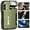 Army Green, variant on WUBEN Rechargeable LED Flashlight - 400 Lumens Dual Light with RGB, Magnetic Base