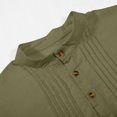 thumbnail image 4 of Men's Cotton Muslim Robe Long Sleeve Button Front Casual Arabic Style Robe for Daily Wear, 4 of 8