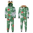 Family Christmas Pajamas Christmas Dad Cartoon Snowflake Hat Prints