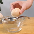 thumbnail image 5 of HomeLife Handheld Egg Divider Stainless Steel Yolk Separator Sieve Kitchen Cooking Tool, 5 of 9