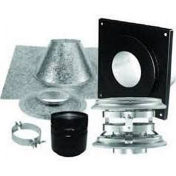 3'' Simpson PelletVent Pro Flat Ceiling Vertical Kit - 3PVP-KVA