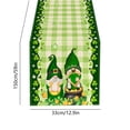 thumbnail image 3 of Dvkptbk Polyester Tablecloth Plaid Plank Table Flag St Paddy's Day Luck Patrick's Day Decoration Irish Spring Holiday Home Decoration, 3 of 6