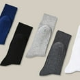 thumbnail image 4 of JSEMOY  Crew Socks, Solid Pattern, Casual Theme, Cushioning, Medium Thickness, 5 Pack (6-10), 4 of 8