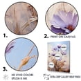 thumbnail image 3 of Designart "Symphonic Blue And Purple Cornflowers I" Cornflowers Floater Framed Wall Art Prints, 3 of 5