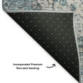 thumbnail image 5 of Addison Rugs Mayfield Premium Machine Washable Traditional Border Blue Runner Rug, 2'3" x 7'6", 5 of 6