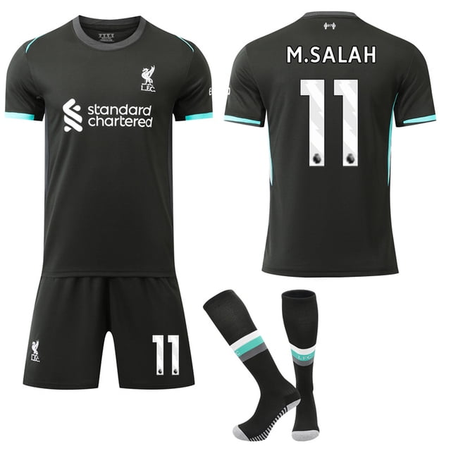 Liverpool Borta Fotbollströja Barn & Vuxen 2024-2025 Kit Nr 11 M.SALAH