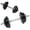 Black, variant on PRCTZ 40lb Adjustable Dumbbell Set, Chrome & Black