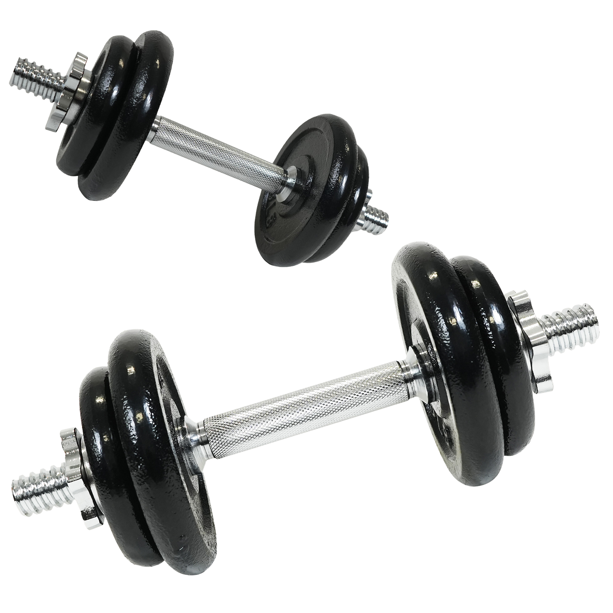 PRCTZ 40lb Adjustable Cast Iron Dumbbell Set photo 1