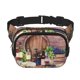 thumbnail image 1 of Disketp Bottle Glass Red Wine Riñonera de Doble Capa, Bolsa de Cintura Ajustable para Viajes, Correr y Senderismo, Riñonera Ligera para Hombre y Mujer, 1 of 9