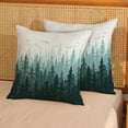 thumbnail image 2 of Spring Forest Pillow Covers 18x18 Pack of 2 Watercolor Dark Blue Green Pine Coniferous Tree Throw Pillow Covers,Summer Pillowcase Rustic Farmhouse Decorative Cushion Case for Sofa Couch Outdoor, 2 of 6