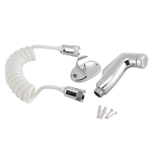 LAZIOEGR Handheld Portable Diaper Bidet Sprayer – 6.3" ABS Hose, Pressurized Water, Softening Pipe Set for Shower, Toilet & Baby Care