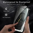 thumbnail image 7 of [2+2 Pack] Privacy Screen Protector for iPhone 13 Pro Max with Camera Lens Protector , Anti Spy Private Full Coverage Tempered Glass Film 6.7Inch, Bubble Free, 7 of 7