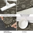 thumbnail image 4 of Culturalnav Coffee Kitchen Mat Set of 2 Non Slip Kitchen Runner Rug Throw Rugs Indoor/Outdoor Floor Mat for Home Kitchen-17*24 + 17*47 inches, 4 of 5