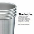 thumbnail image 4 of Klean Kanteen Cup - Stainless Steel Cup for Home, Picnics, Camping, and More - 16 Oz (4 Pack), 4 of 7