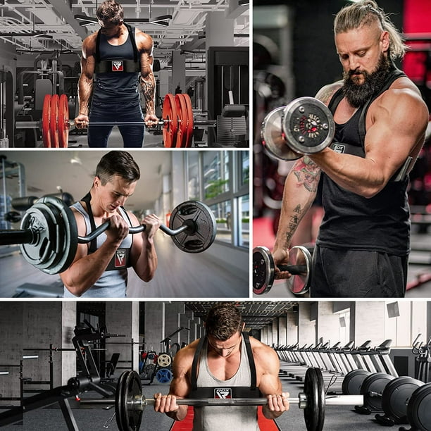 RDX Arm Blaster Biceps Triceps 23 Fitness Curl Support Isolator Weightlifting Bodybuilding Muscle Builder Big Arms Extension Adjustable 42 Strap 6mm Neck Pad Curved Design Thick Elbow Padding Walmart....