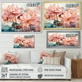 thumbnail image 4 of Designart "Serenity of Lotus Pond in Pink and Green Ink" People Framed Wall Art - Global Pink China Art Entryway Framed Wall Art, 4 of 6