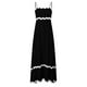 thumbnail image 1 of Vestido largo sin mangas y corte A para mujer: color liso, corte holgado, poliéster, playa/vacaciones, tallas S-XL., 1 of 7