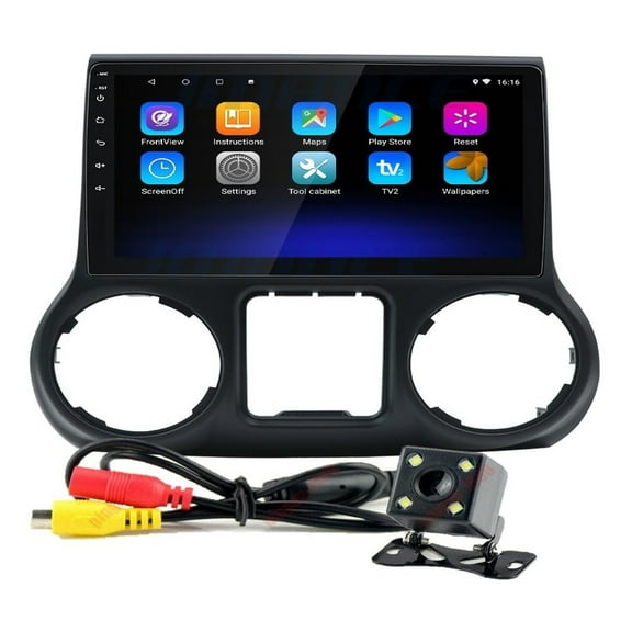 Torovo Car Radio Android Stereo Jepp Wrangler 2011-2014 Wifi Carplay 2 32G