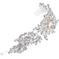 thumbnail image 4 of Here's a polished and professional product description for your **Rhinestone Bridal Hair Comb Clip**:\n\n \n\n### **Rhinestone Bridal Hair Comb Clip –, 4 of 5