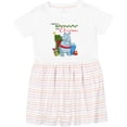 thumbnail image 3 of Inktastic I Want a Hippopotamus for Christmas Girls Toddler Dress, 3 of 5