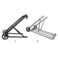 thumbnail image 2 of PODAY Foldable Bicycles Aluminum Alloy Rear Shelf Bikes Back Racks with Wheels Riding Luggage Accessory Replacement for Brompton Type 2, 2 of 8