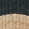 thumbnail image 5 of Household Essentials Wicker Waste Basket, 2-tone Hyacinth Waste Bin for Bathroom, Bedroom, Office, 5 of 6