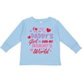 thumbnail image 3 of Inktastic Valentine's Day I'm My Daddy's Girl and My Mommy's World Girls Long Sleeve Toddler T-Shirt, 3 of 5