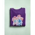 thumbnail image 3 of Anime Couple Kimono Yukata Sweatshirt Women -Image by Shutterstock, Female 4X-Large, 3 of 4
