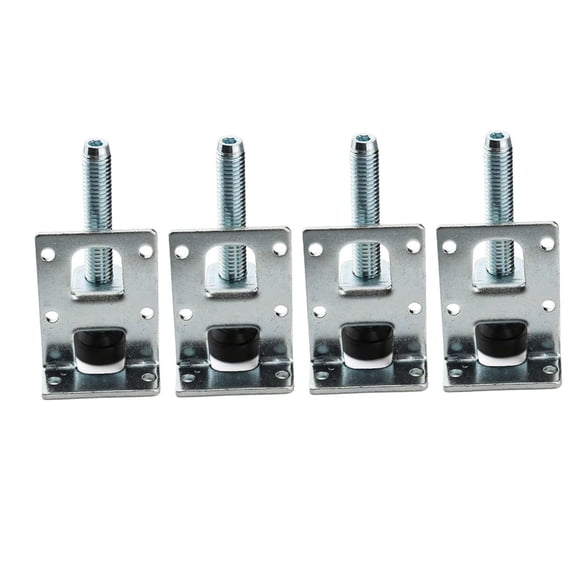 4 Piezas Patas Niveladoras Pies Niveladores Extensión de Patas de Gabinete Soporte Pata de Mesa Nivelador Pie Nivelador para Librería Casera 75mm