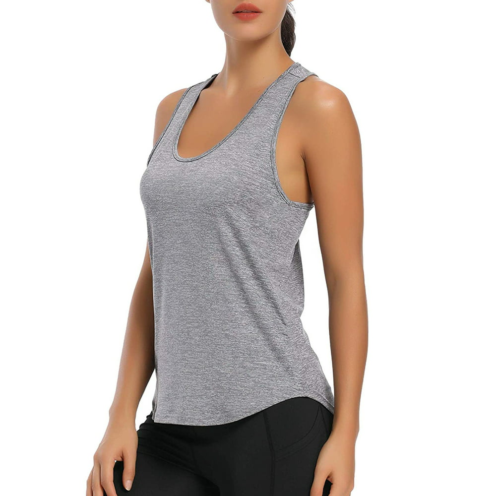 UKAP - Workout Yoga Clothes Gym Tops Backless Athletic Tank Tops for ...
