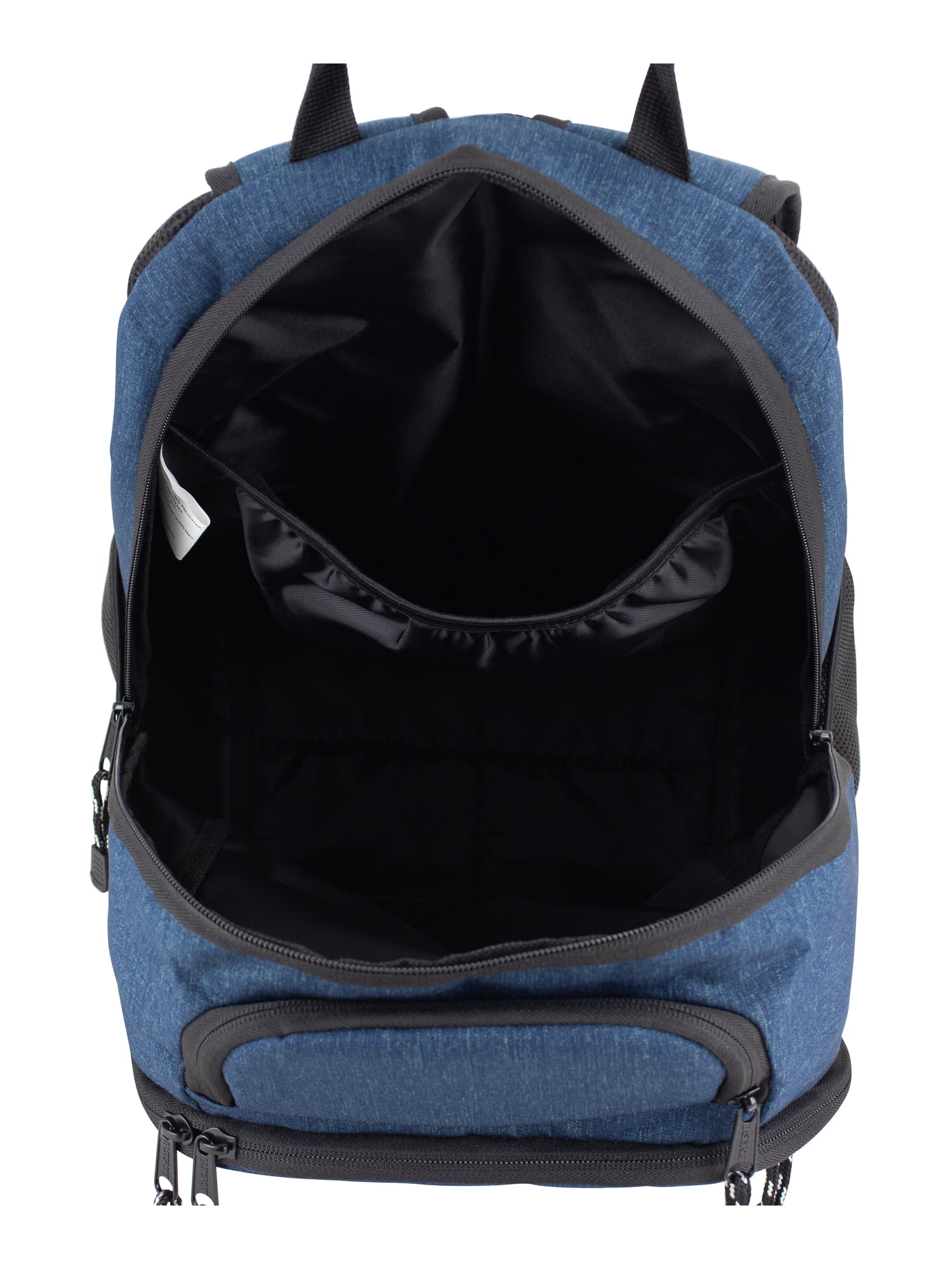 Eastsport Unisex 17" Platinum Lifestyle Dome Backpack with Protective Sunglasses Pocket, Teal Heather Chambray