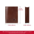 thumbnail image 4 of Fashion Men's PU Wallet with Blocking Detachable Chain Card Holder for AirTags, 4 of 21