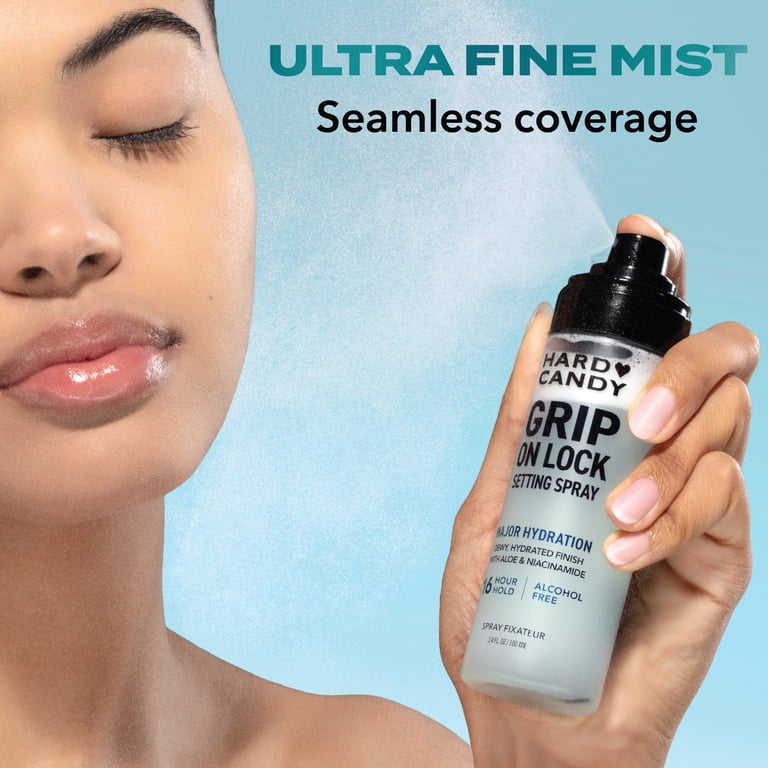 Hard Candy Grip On Lock Setting Spray, Alcohol-Free, 16 Hour Hold