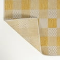 thumbnail image 5 of JONATHAN Y TUSCAN SUN 2 x 8 Runner Rug, Darcy Traditional Geometric Bold Gingham - Yellow/Cream, TSN201D-28, 5 of 8