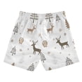 thumbnail image 7 of FORMRS Boys Swim Trunks Quick Dry Mesh Liner Boardshorts Sizes XS-XL, Christmas Forest, 7 of 7