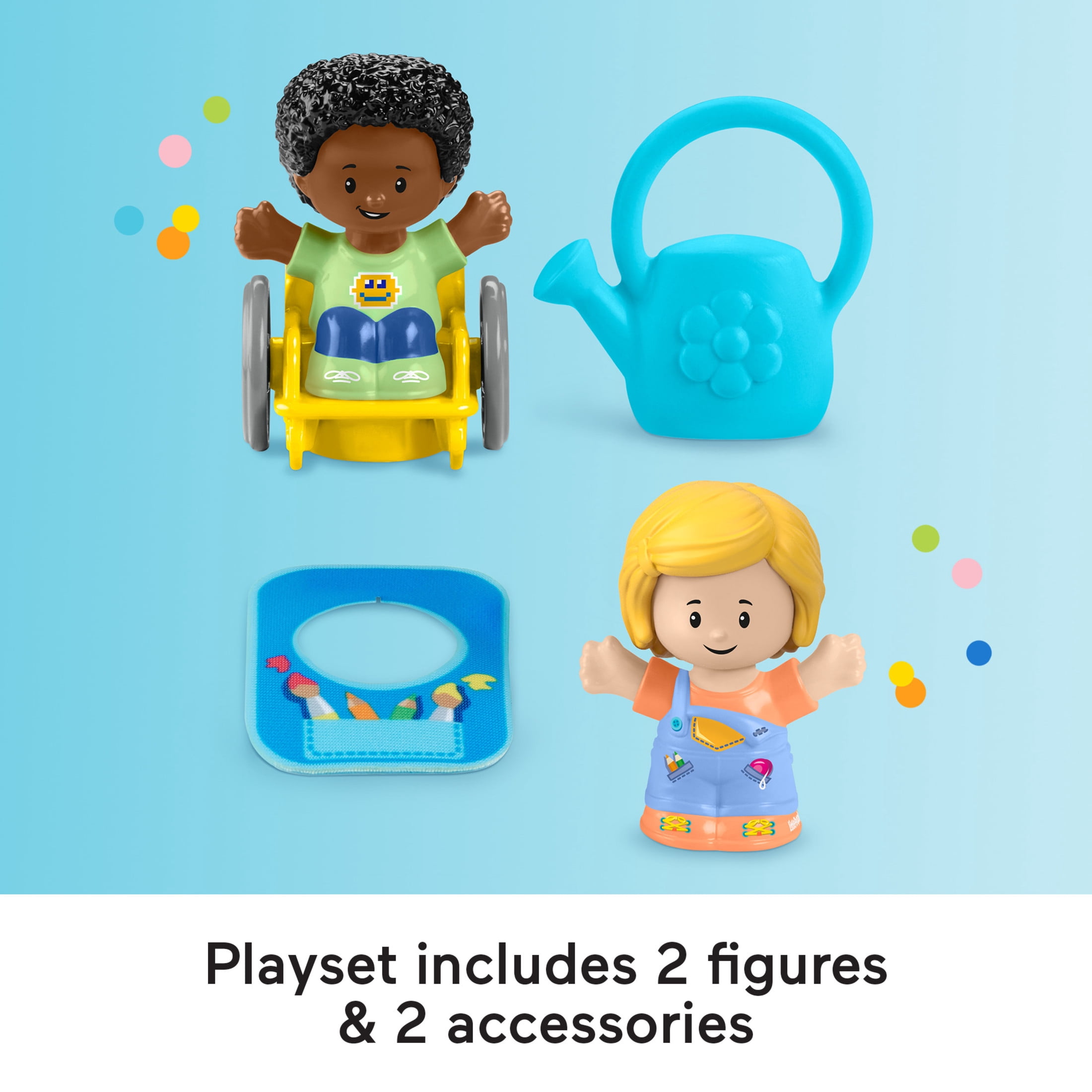Fisher-Price Little People Play for All School Toddler Playset with Figures & Accessories