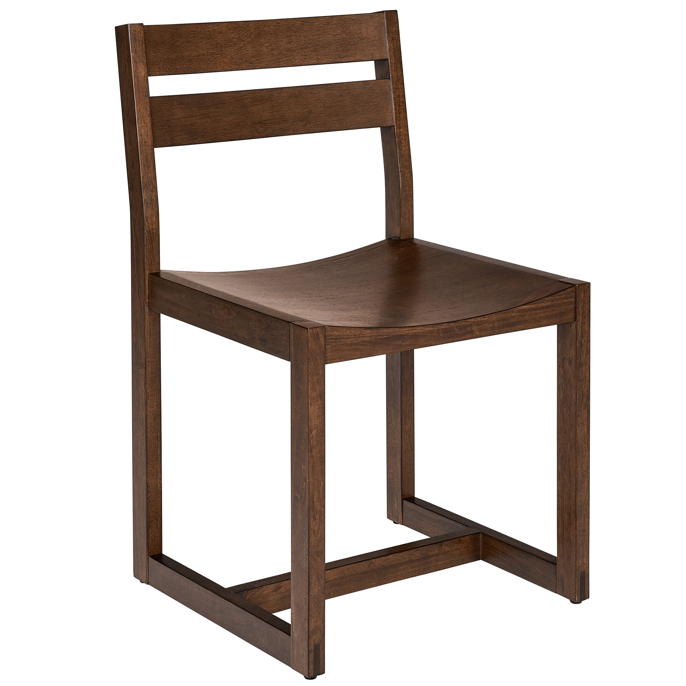 Better Homes & Gardens Bryant Dining Chair, 2 Pack, Walnut Finish