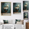 thumbnail image 4 of Designart "Blue Approach Vessel" Bowling Floater Framed Wall Art Prints, 4 of 5