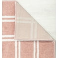 thumbnail image 3 of Isaac Mizrahi Jaxon CM15A Pink Plaid Geometric Contemporary Pink Area Rug, 2'6" x 8', 3 of 6