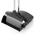 thumbnail image 6 of Broom and Dustpan Set (54") Long Handle Home Cleans Collapsible Broom with Dustpan Combo for Sweeping Dorm Classroom Lobby Kitchen Office (Black and Red), 6 of 11