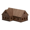 thumbnail image 3 of Kits de construcción de modelo de casa 1/72, materiales de construcción de paisaje, juguetes de Hobby, escena de arquitectura, suministros de paisaje Estilo B Hugo casa de modelos de construcción, 3 of 9