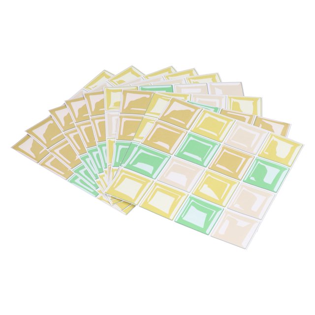 Tile Sticker, Decorative Mosaic Decorative Tile Stickers PVC For Kitchen Floor Wall