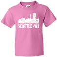 thumbnail image 3 of Inktastic Seattle Skyline Grunge Youth T-Shirt, 3 of 5