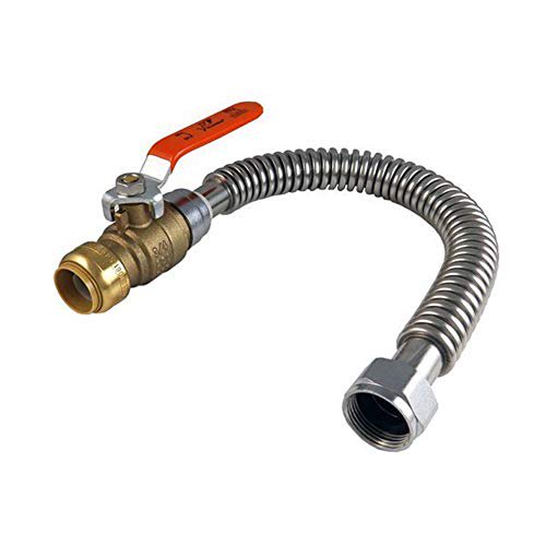 Sharkbite® 24680 Corrugated Flexible Water Heater Connector Kit, 3/4 In