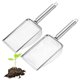 thumbnail image 1 of Uxcell 2-Pack Criba de Suelo de Jardinería, Criba de Arena de Acero Inoxidable de 4/6 mm con Mango Redondo de Acero Inoxidable [Tono Plateado], 1 of 6