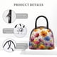 thumbnail image 4 of Easygdp Colorful Wildflower Meadow Bolsa de Almuerzo Insulada Grande, Forro de Aluminio, Diseño Espacioso, a Prueba de Fugas, Ideal para Trabajo, Picnics, Viajes y Actividades al Aire Libre, 4 of 6