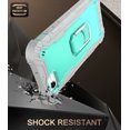 thumbnail image 5 of iPhone 6 Case, iPhone 7 Case, iPhone SE 2020 Case 2nd Gen, Allytech Full Body Shockproof Holster Hybrid 3 in 1 Slim Heavy Duty Rugged Case for iPhone 6/7/8/ iPhone SE 2020, Gray + Green, 5 of 5