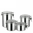 Matoen Coffee Canister, Stainless Steel Airtight Coffee Container